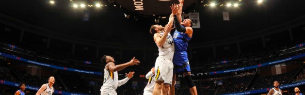  戈贝尔18篮板爵士力克魔术  